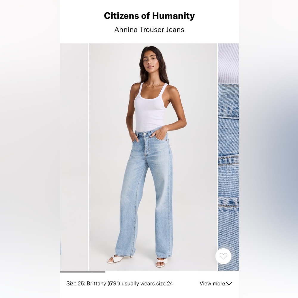 Citizens of Humanity Annina jeans in Tularose wash